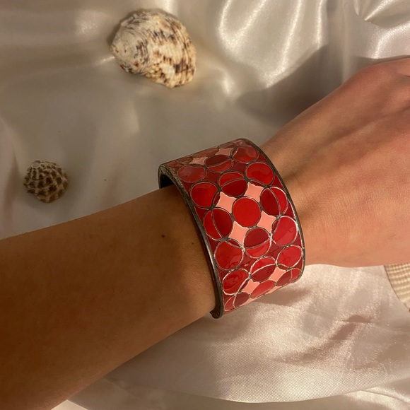 LOFT Women’s Red Metal Bracelet ❤️ - Picture 5 of 10